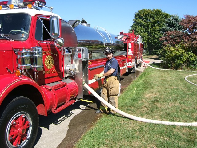 Live fire training on Dowlin Forge Road 2005.